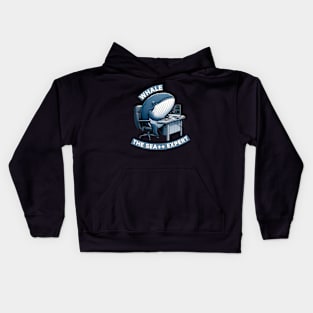 Whale Programmer: The Sea++ Developer Kids Hoodie